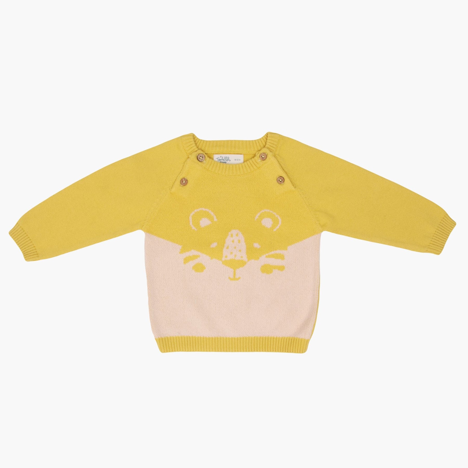 🎁 A Toddler Thing Full Sleeve Sweaters - 4-5 Y / Sunny Bear
