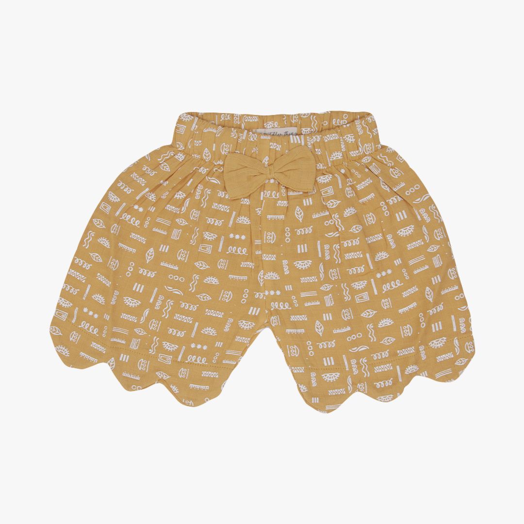 Puffed Co-ord sets for kids - Mustard
