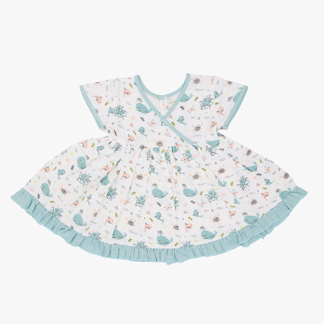 Sea World - Muslin Button Frock