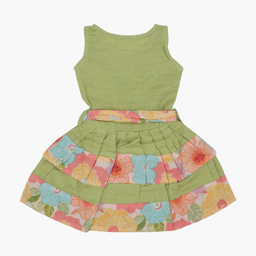 Tiny Tulip - Ethnic two-layer frock