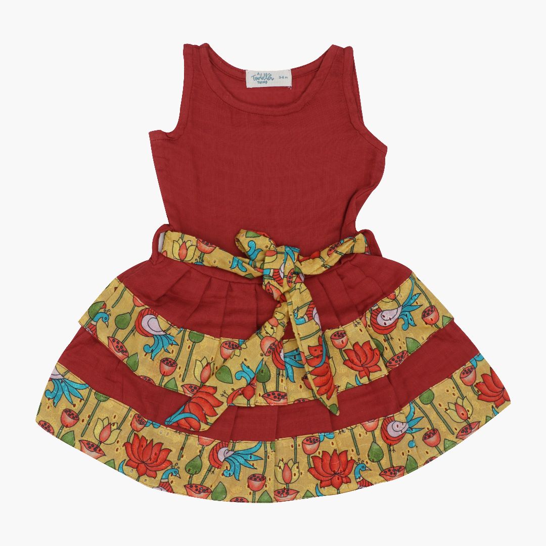 Petal Princess - Ethnic two-layer frock