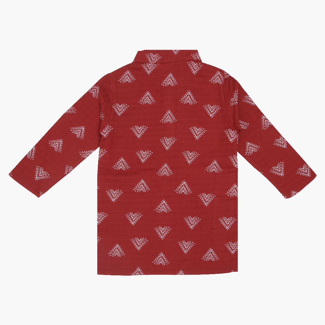 Thazhamboo - Full Sleeve Kurta Pyjama Set