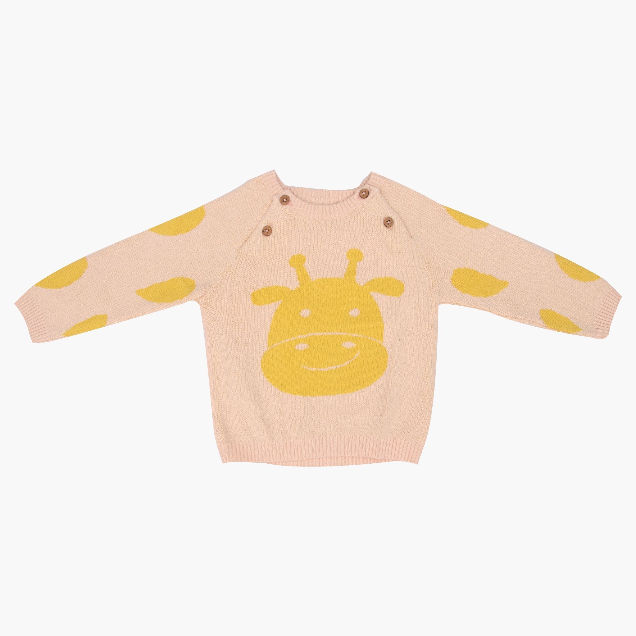 🎁 A Toddler Thing Full Sleeve Sweaters - 4-5 Y / Gentle Giraffe