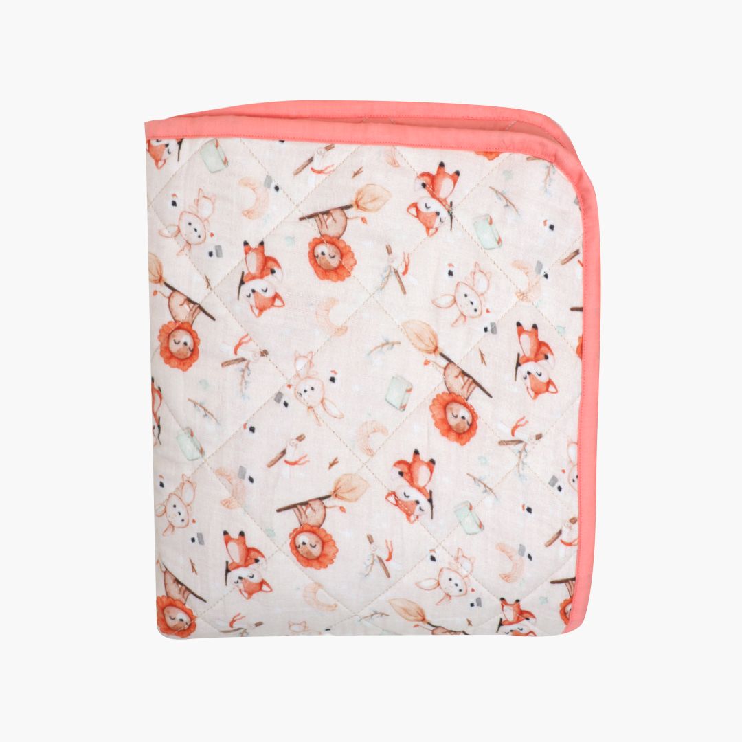 Owl Dreams - Muslin Quilt for newborn babies to 5 years