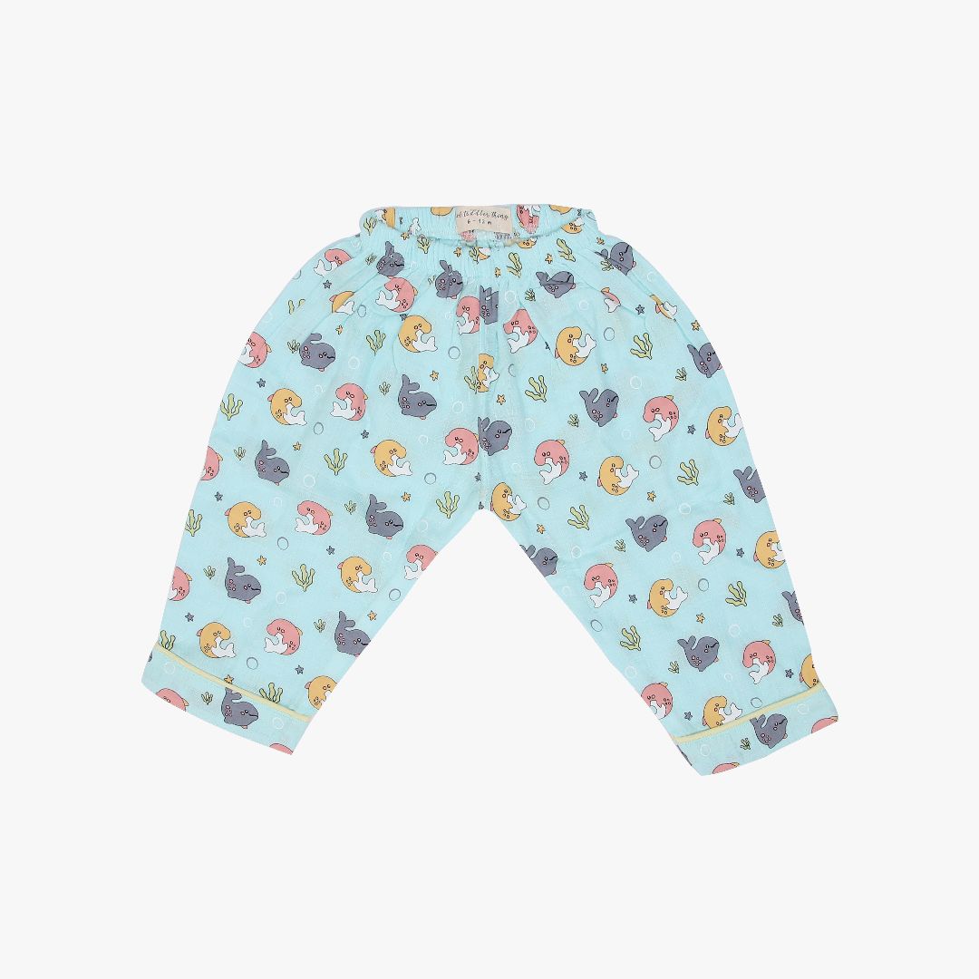 Dollyfin - Muslin Full Sleeve Sleep Suit for babies and kids (Unisex)