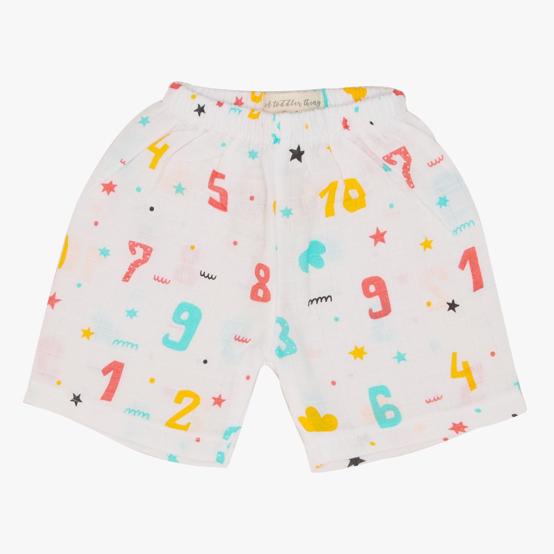 Count Down - Muslin Jabla and Shorts for Babies and Toddlers