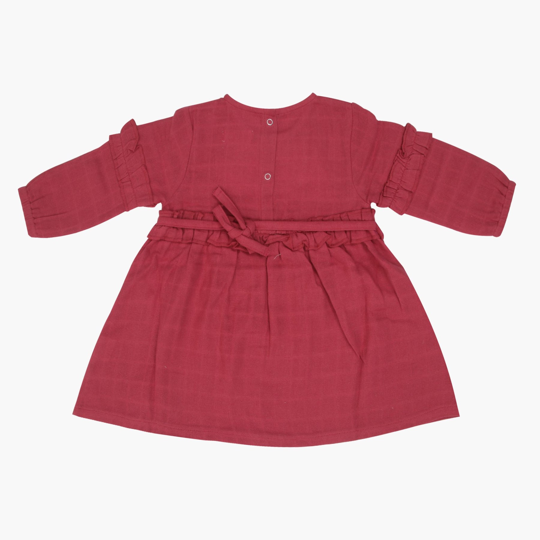 Toddler Love Stitch Full Sleeve Muslin Frock