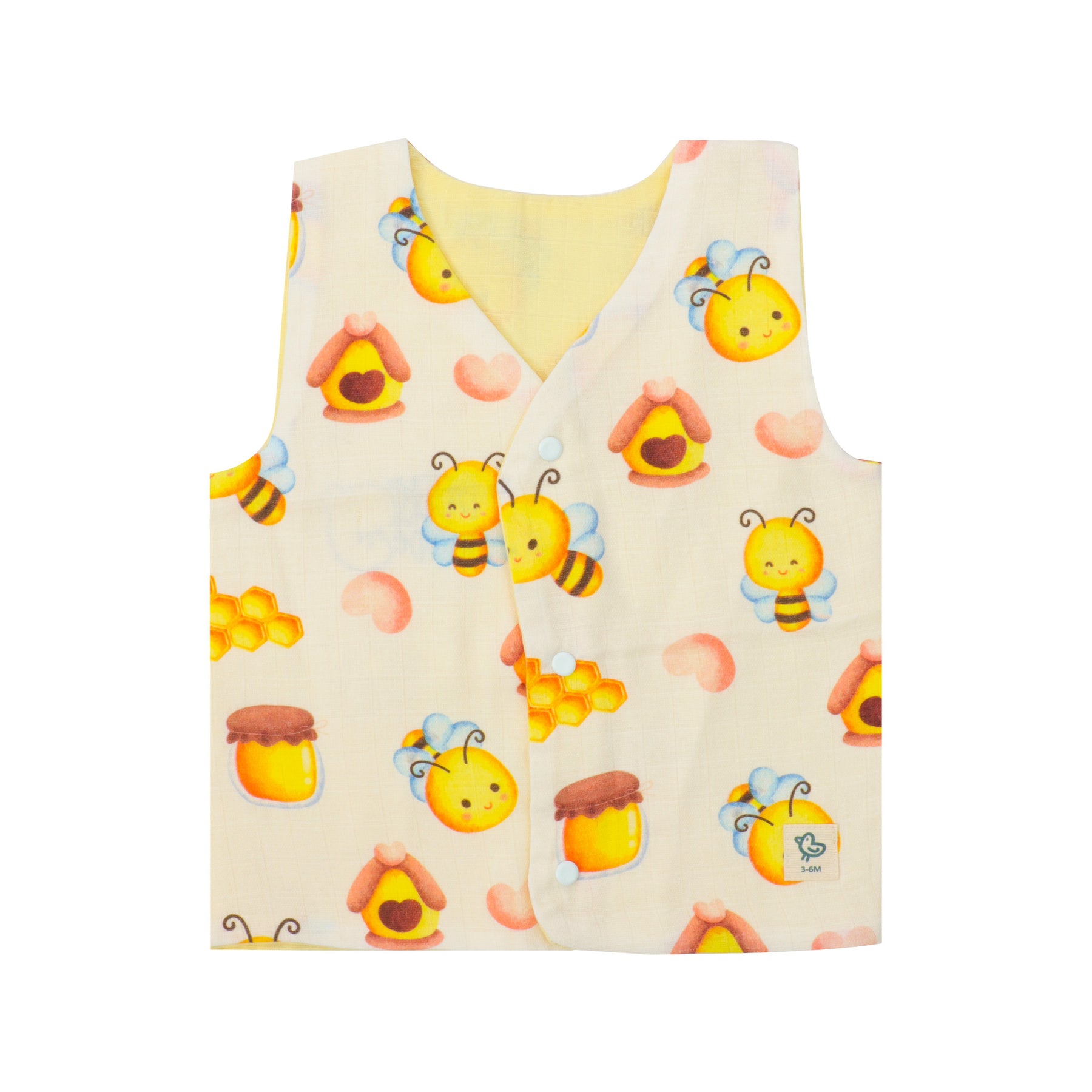 Barneys Bridge - Reversible Muslin Jabla (Pack of 2)