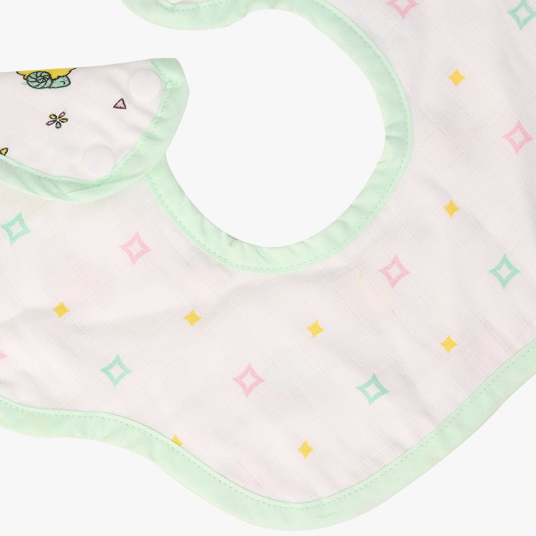 Babasheep  - Reversible Bib 0 To 12 Months (Organic Muslin Cotton)