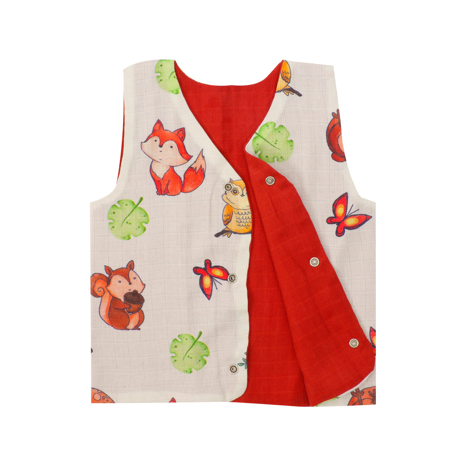 Barneys Bridge - Reversible Muslin Jabla (Pack of 2)