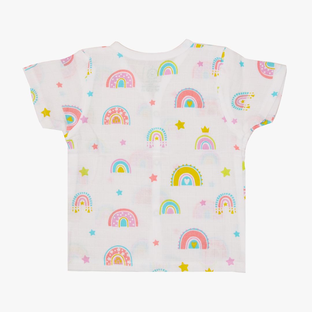 Unicorn Rainbow - Muslin Sleep Suit for babies and kids(Unisex)