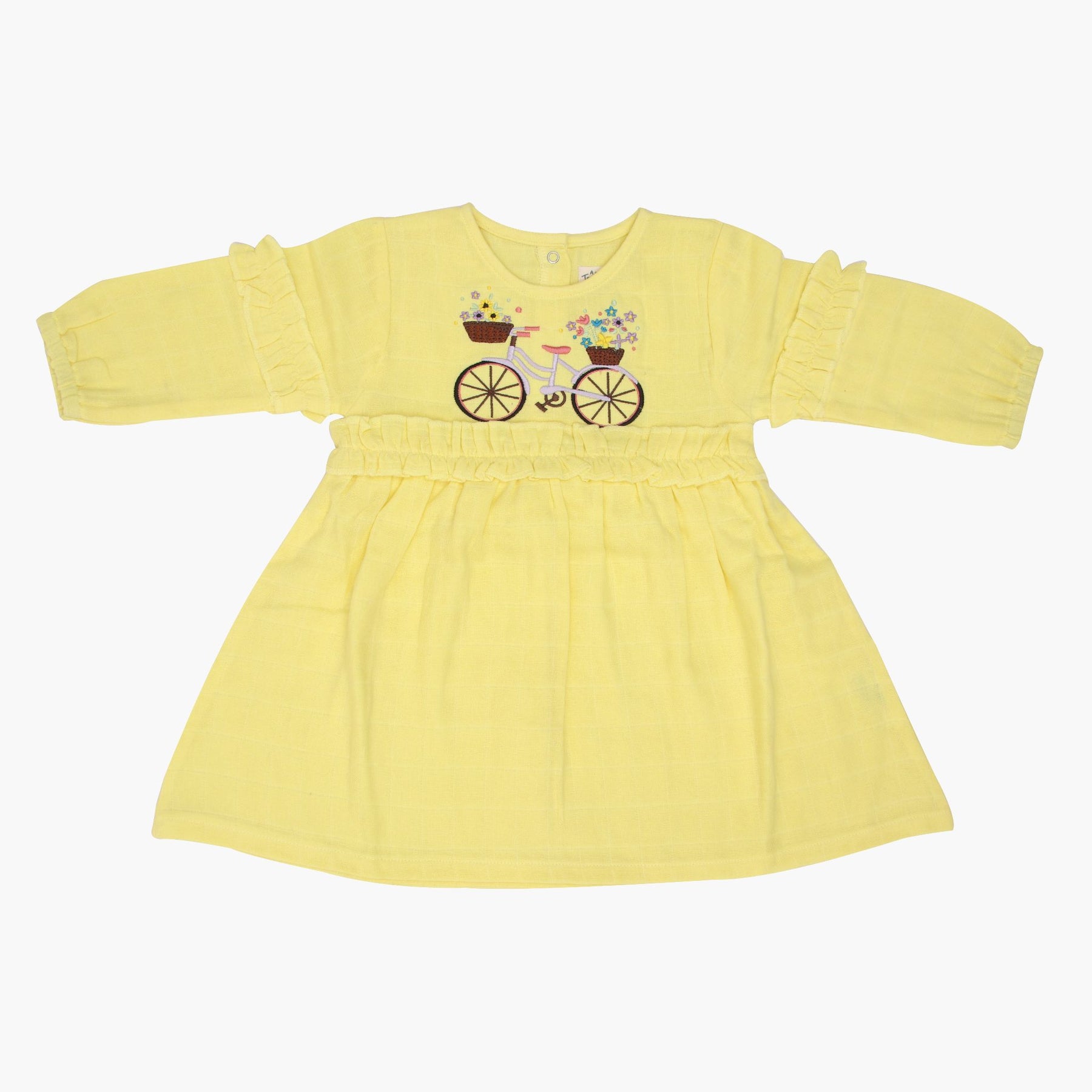 Baby Sun Rider Full Sleeve Muslin Frock
