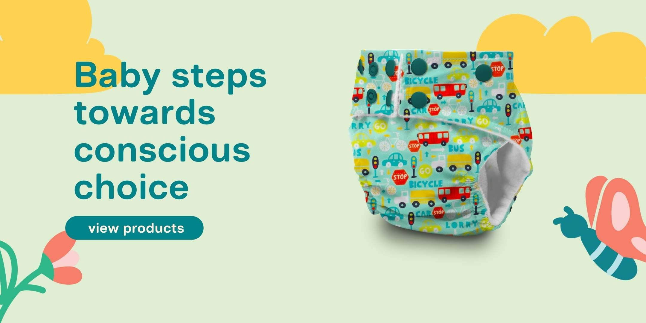 Reusable And Washable Baby Cloth Diapers for babies