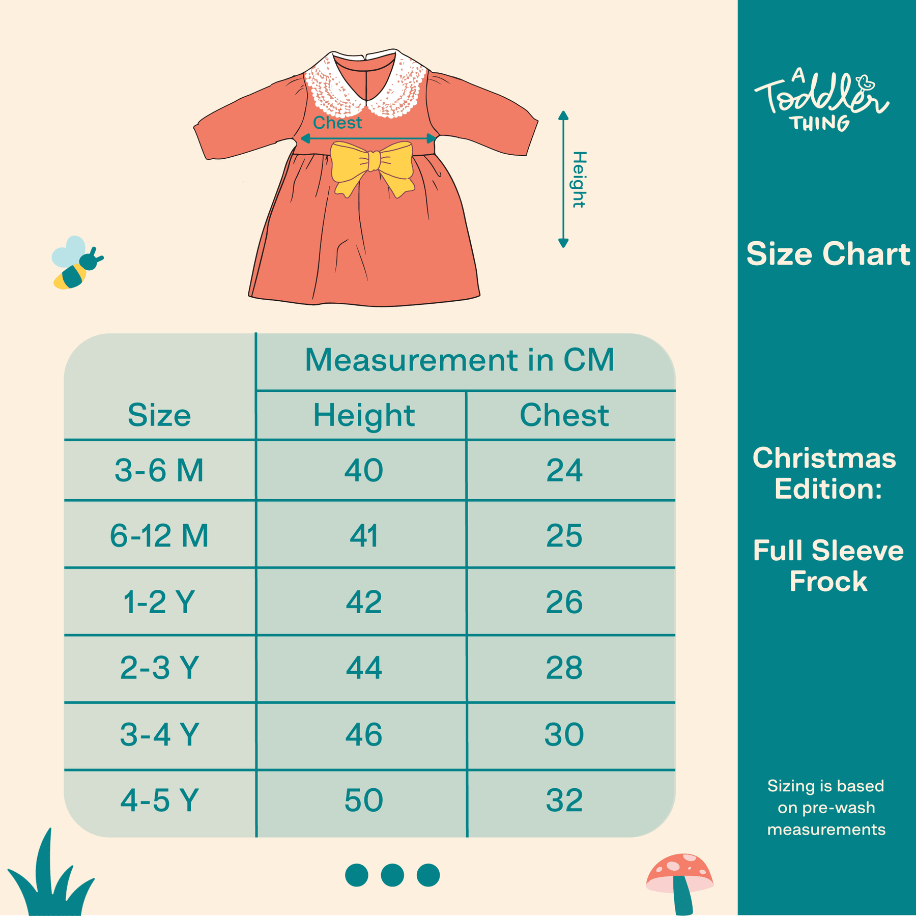 Ginger Bread - Full Sleeve Frock