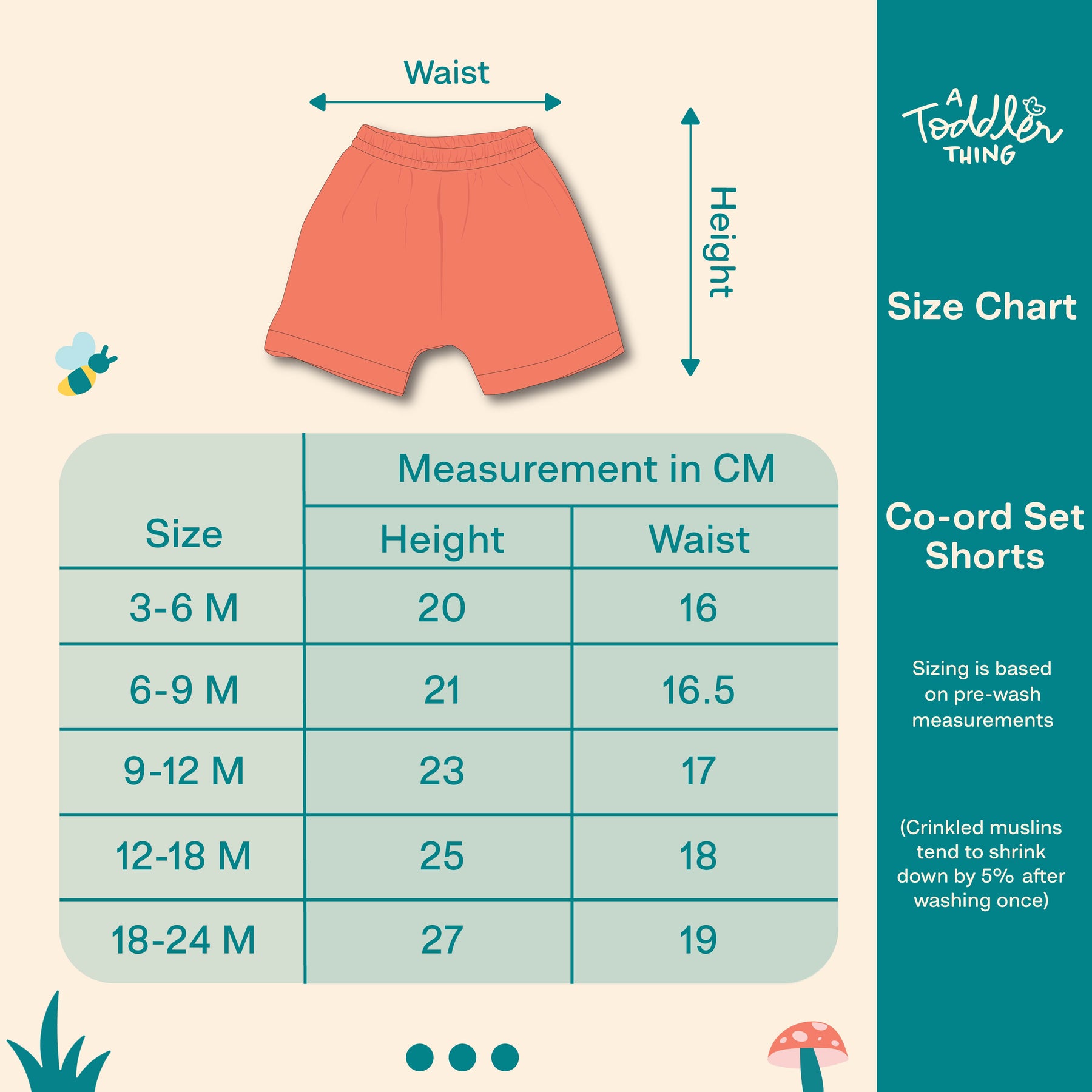 Teddyboo - Crinkled Muslin Co-ord Set