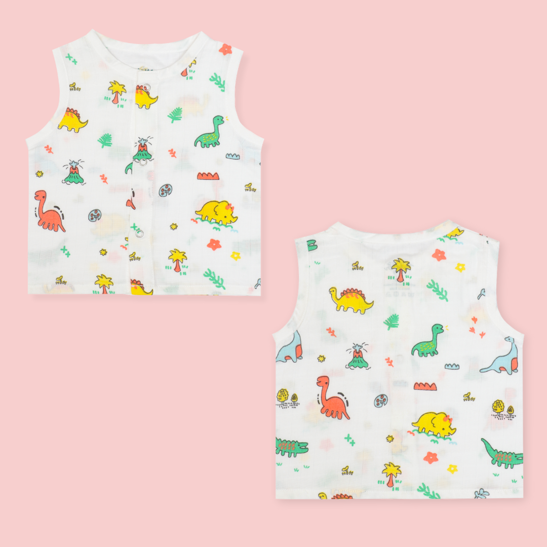 BEST SELLER - Muslin Jabla Button Type for Babies -  Combo Packs