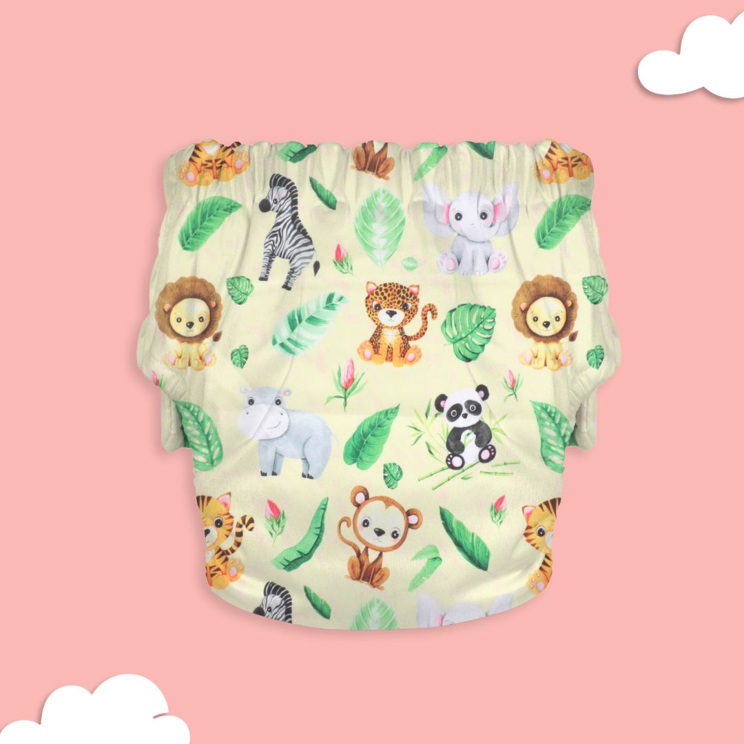 Indigo - Newborn Cloth Diaper 2.0 with 1 cotton Insert (2 kg - 5 kg)
