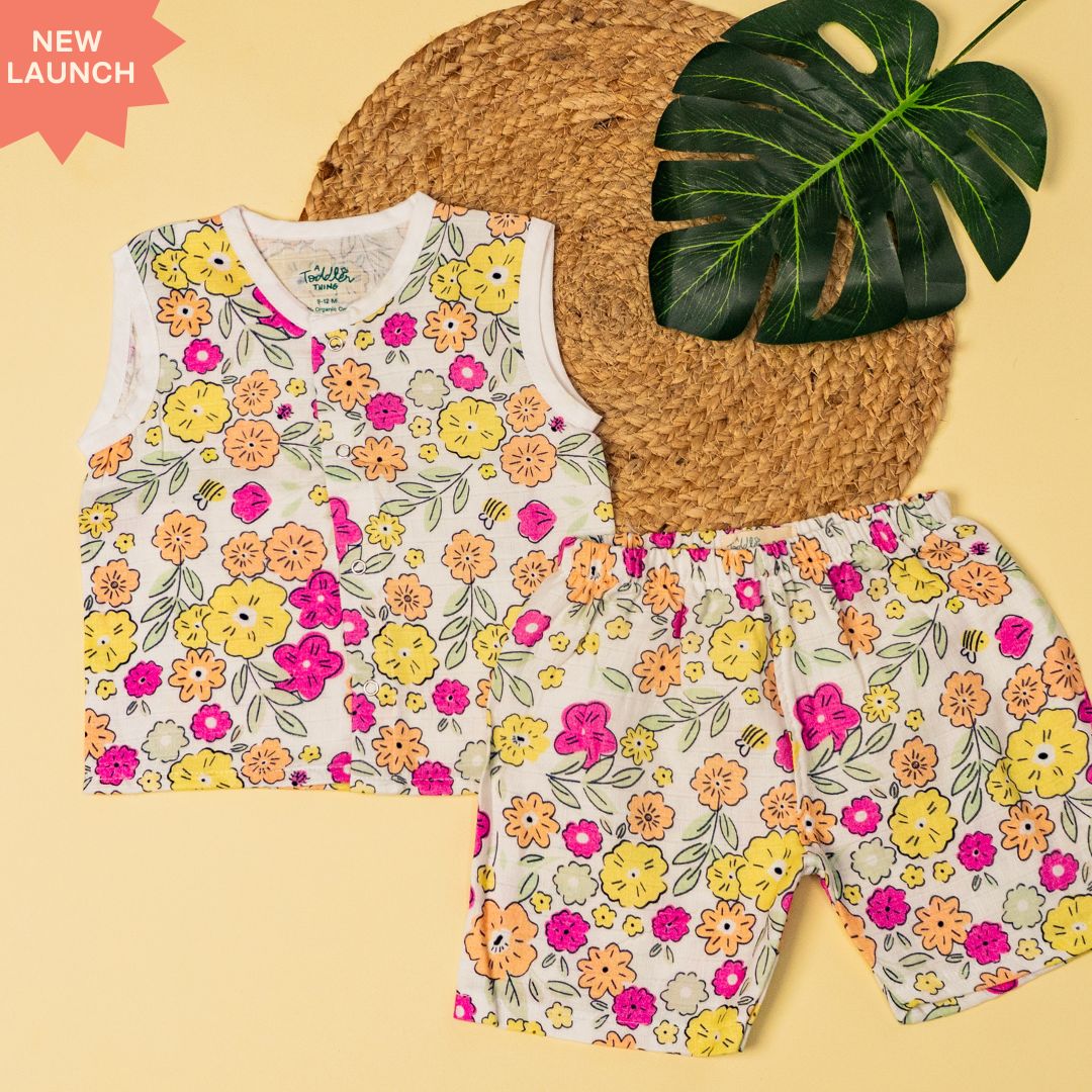 Toucan Punch - Muslin Jabla and Shorts for Babies and Toddlers