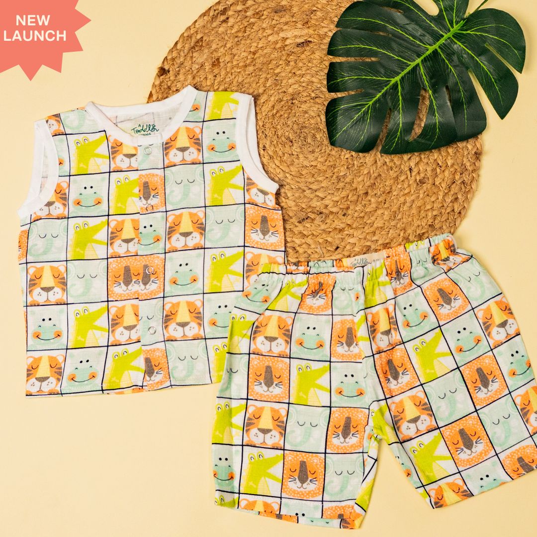 Toddler Tales- Muslin Jabla and Shorts for Babies and Toddlers