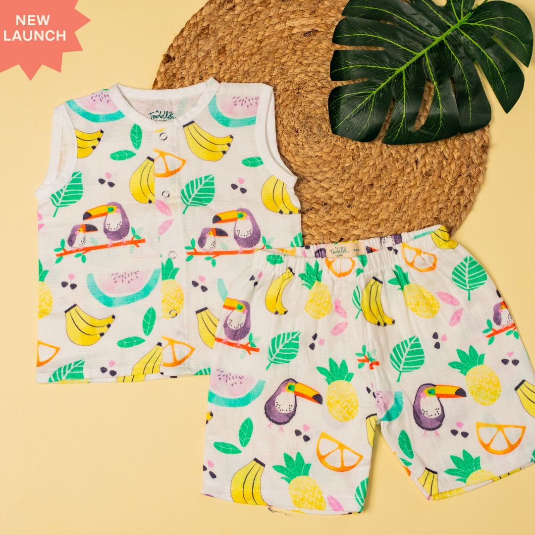 Toddler Tales- Muslin Jabla and Shorts for Babies and Toddlers