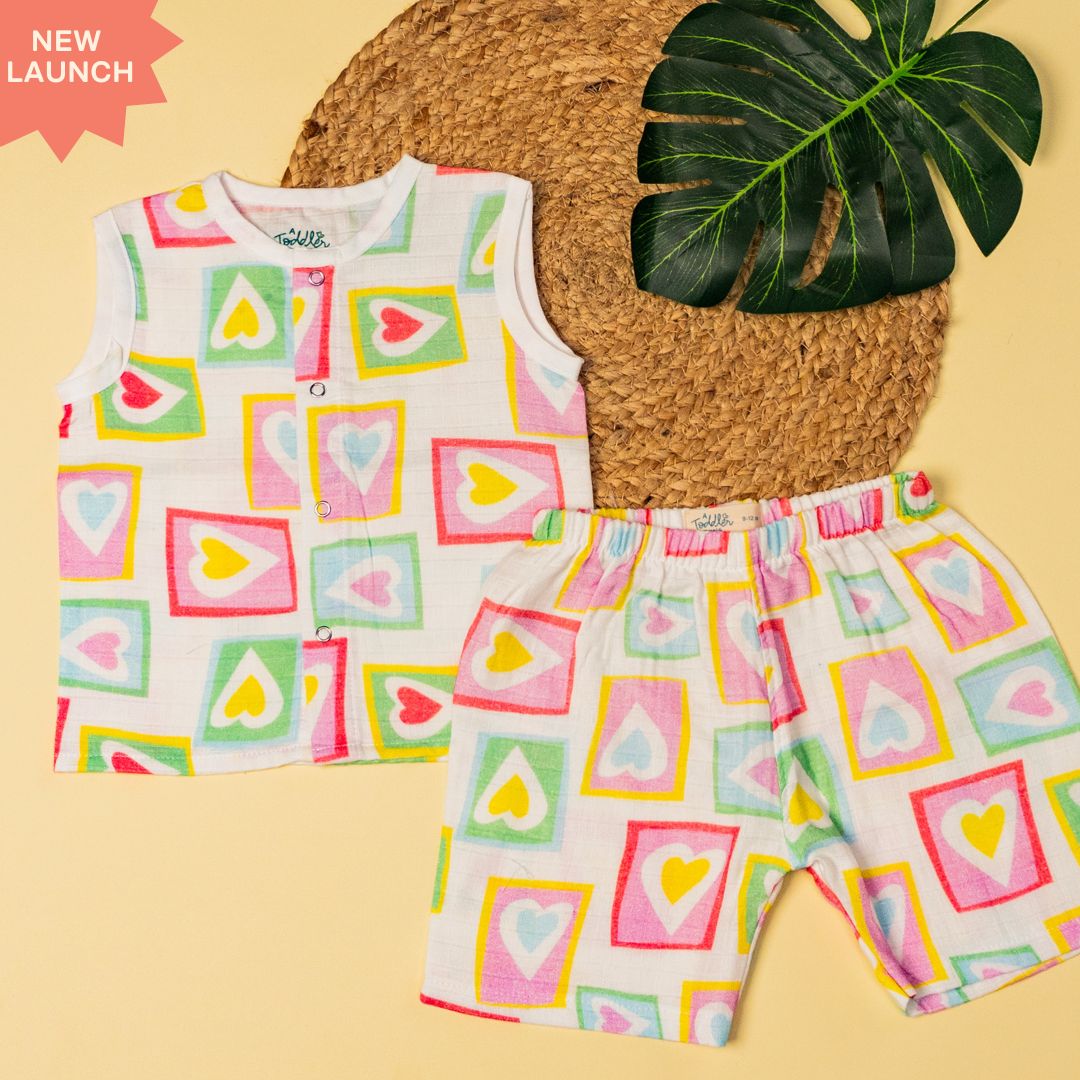 Toucan Punch - Muslin Jabla and Shorts for Babies and Toddlers