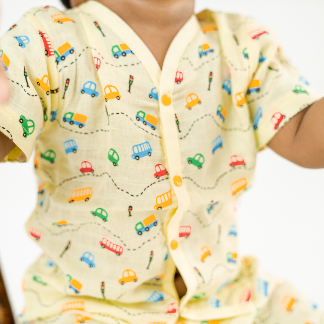 Jungle Wingle (Pack of 5) - Muslin Sleep Suit for babies and kids
