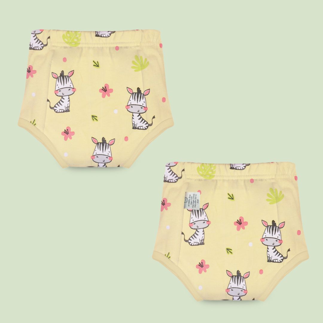 Zebra Crossing Crew (Pack of 5) - Ultra Undies Baby Padded Underwear