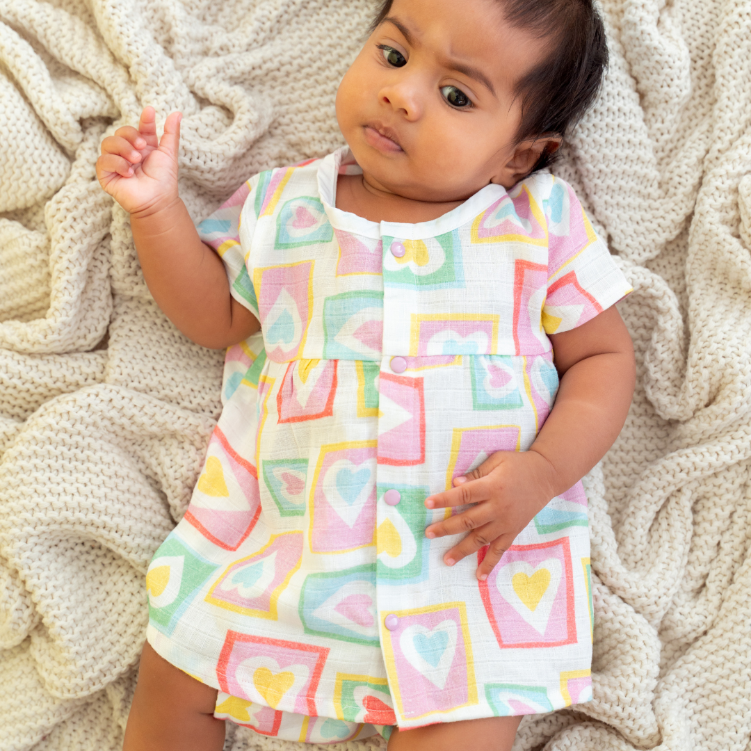 Timeless Tribes - Muslin Button Frock - Pack of 2