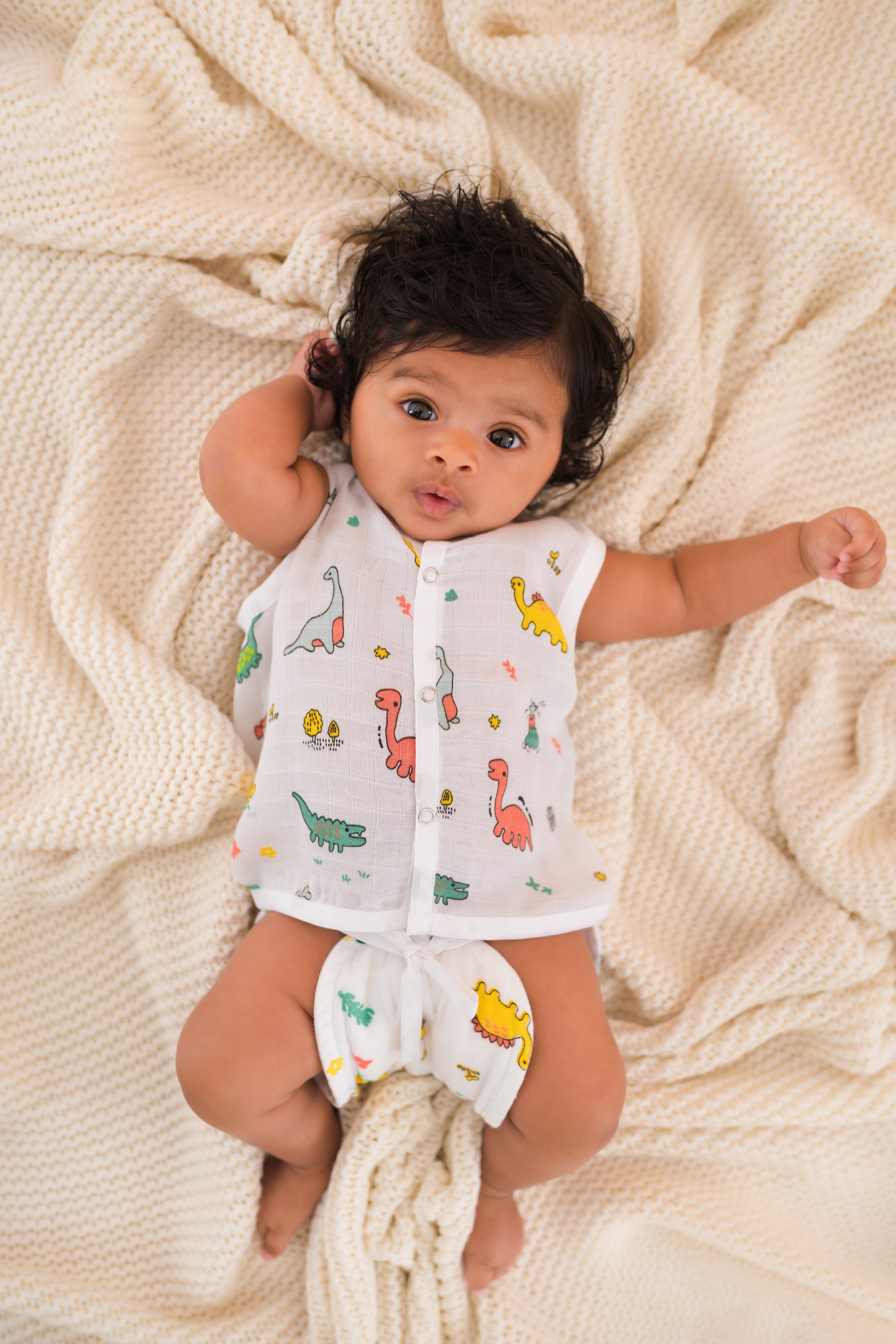 BEST SELLER - Muslin Jabla Button Type for Babies -  Combo Packs