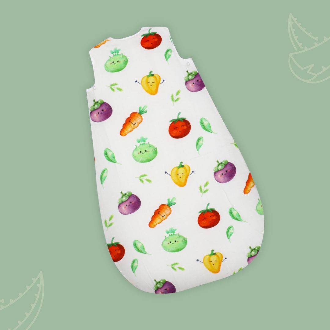 Veggie Delight - Organic Muslin Aloe Vera Sleep Bag (upto 9 months)