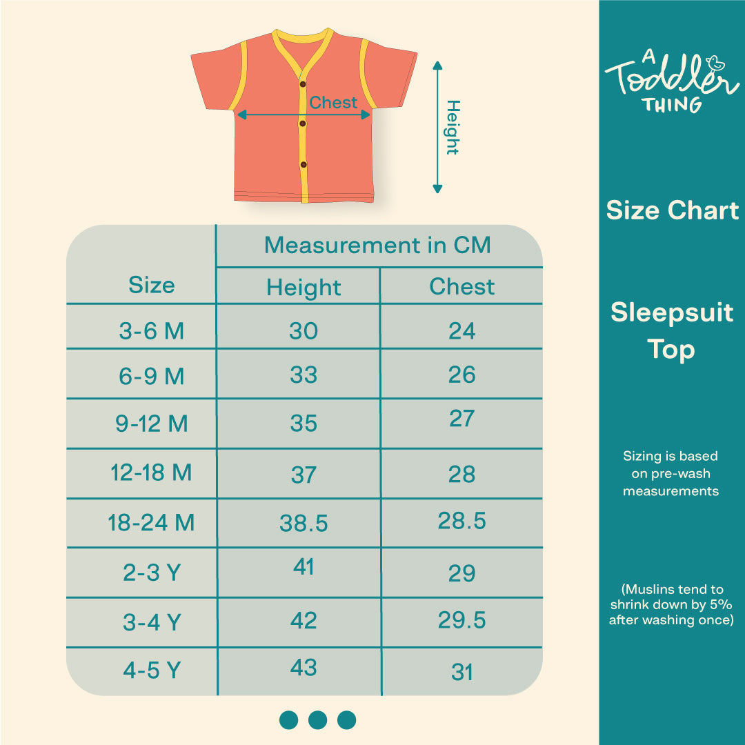 Toucan Punch - Muslin Sleep Suit for babies and kids (Unisex)