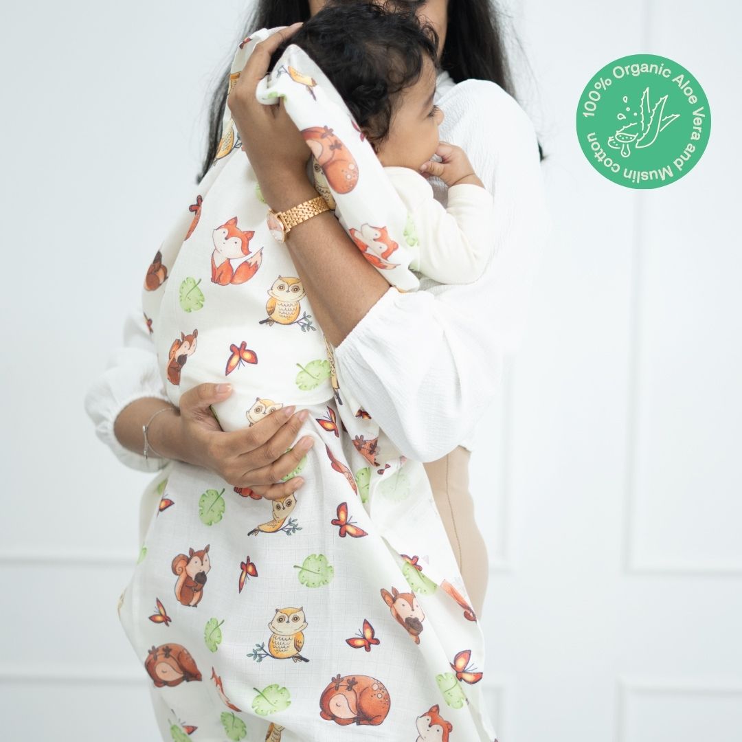 Zooland - Organic Muslin Aloe Vera Towel