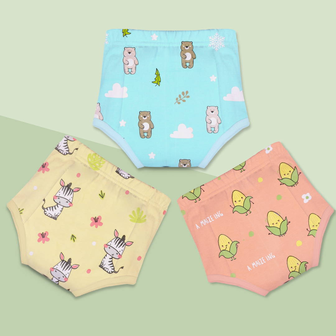 3-4 Years (Pack of 3)  - Ultra Undies - Baby Padded Underwear