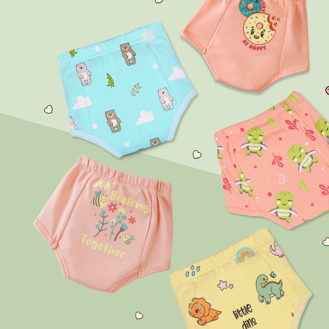 2-3 Years (Pack of 5)  - Ultra Undies - Baby Padded Underwear