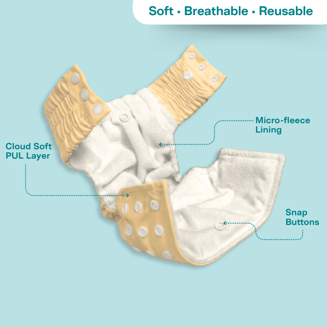 Mauve & Blue - Ultra Diaper - Pack of 2