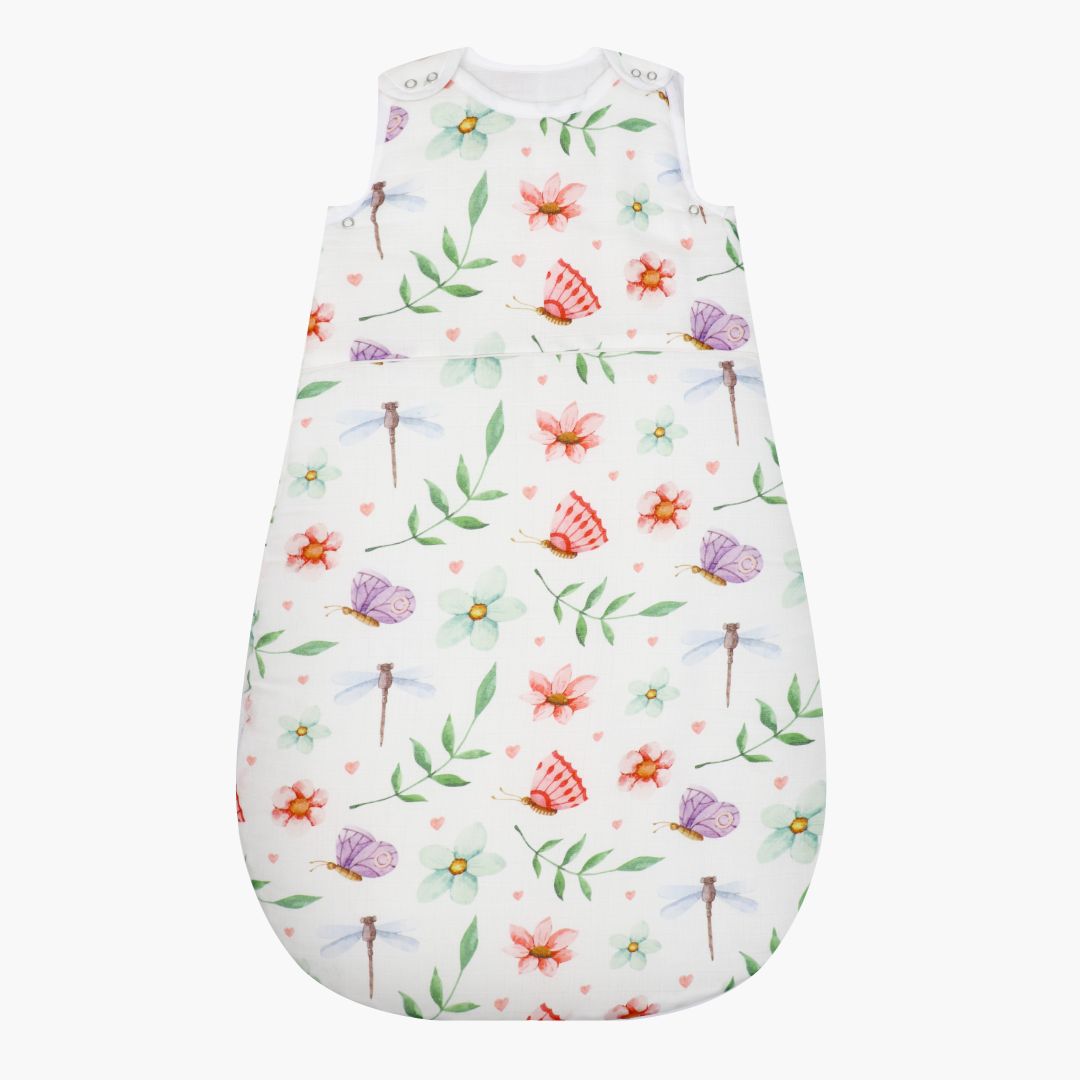 Spring Daisy - Organic Muslin Aloe Vera Sleep Bag