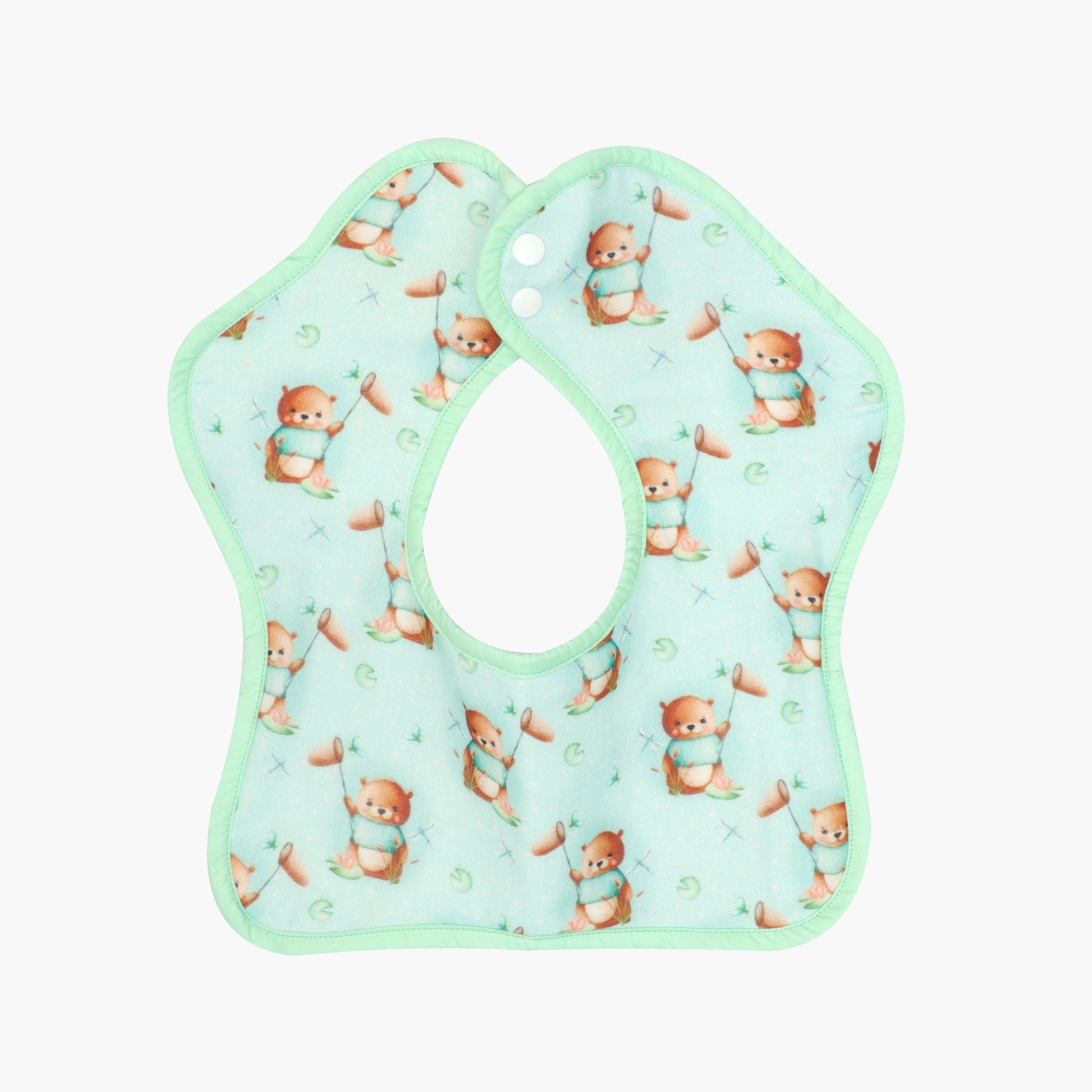 Owl Dreams  - Muslin Bib ( 6 - 12 Months )