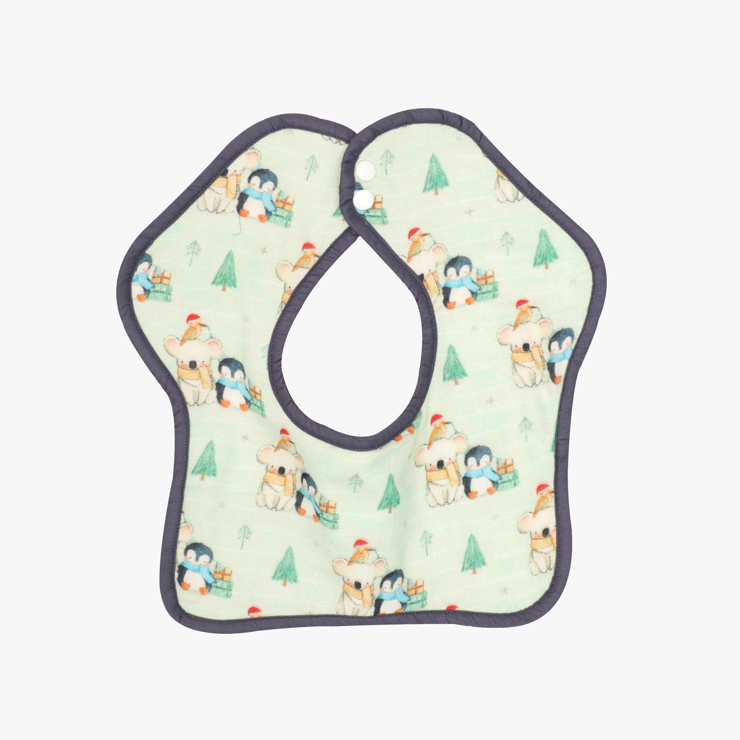 Owl Dreams  - Muslin Bib ( 6 - 12 Months )