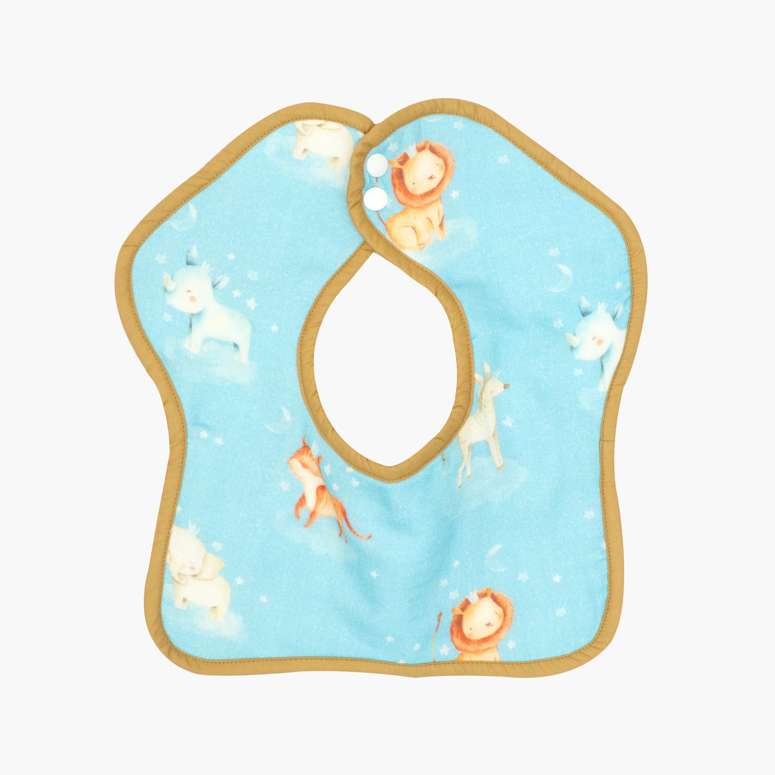 Owl Dreams  - Muslin Bib ( 6 - 12 Months )
