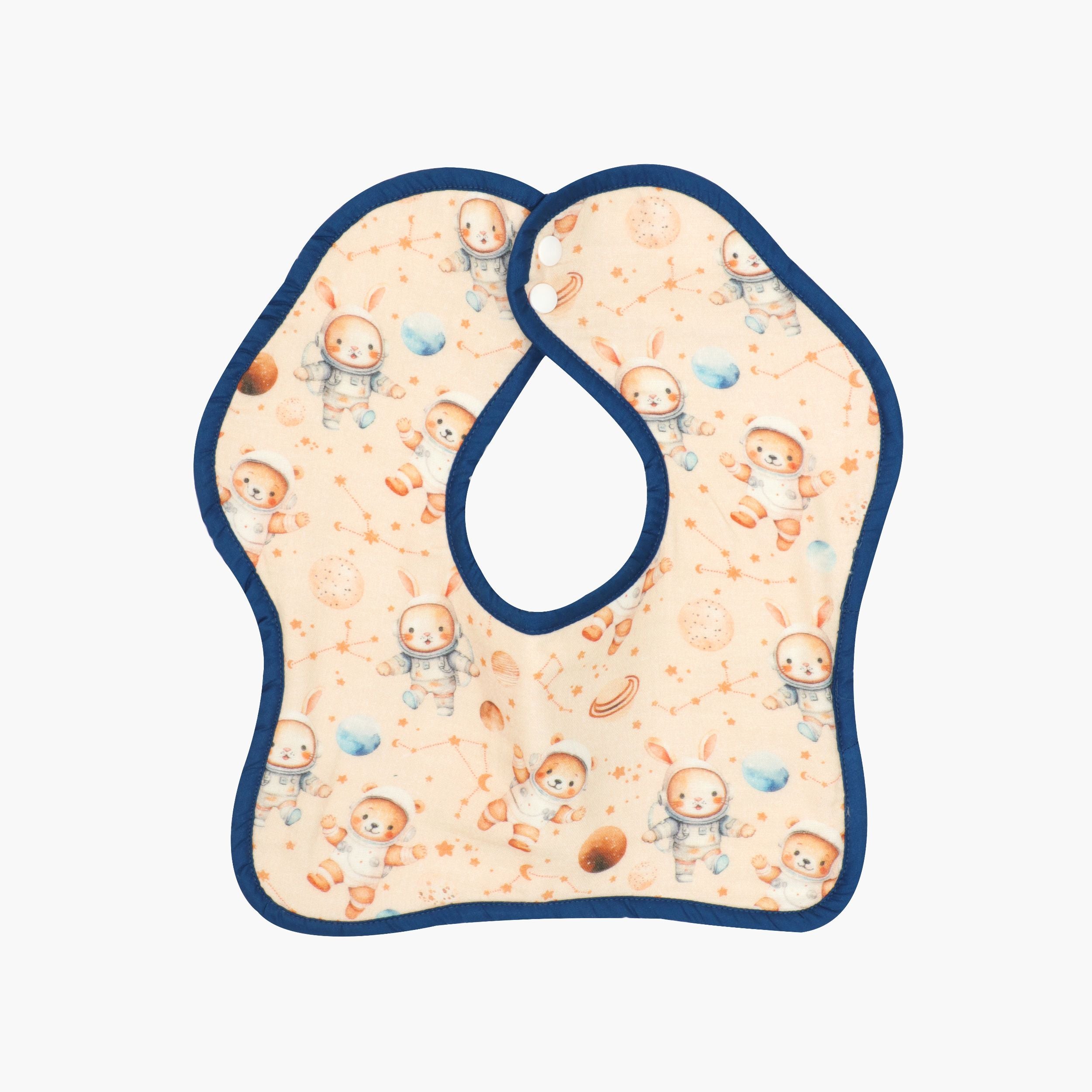 Owl Dreams  - Muslin Bib ( 6 - 12 Months )
