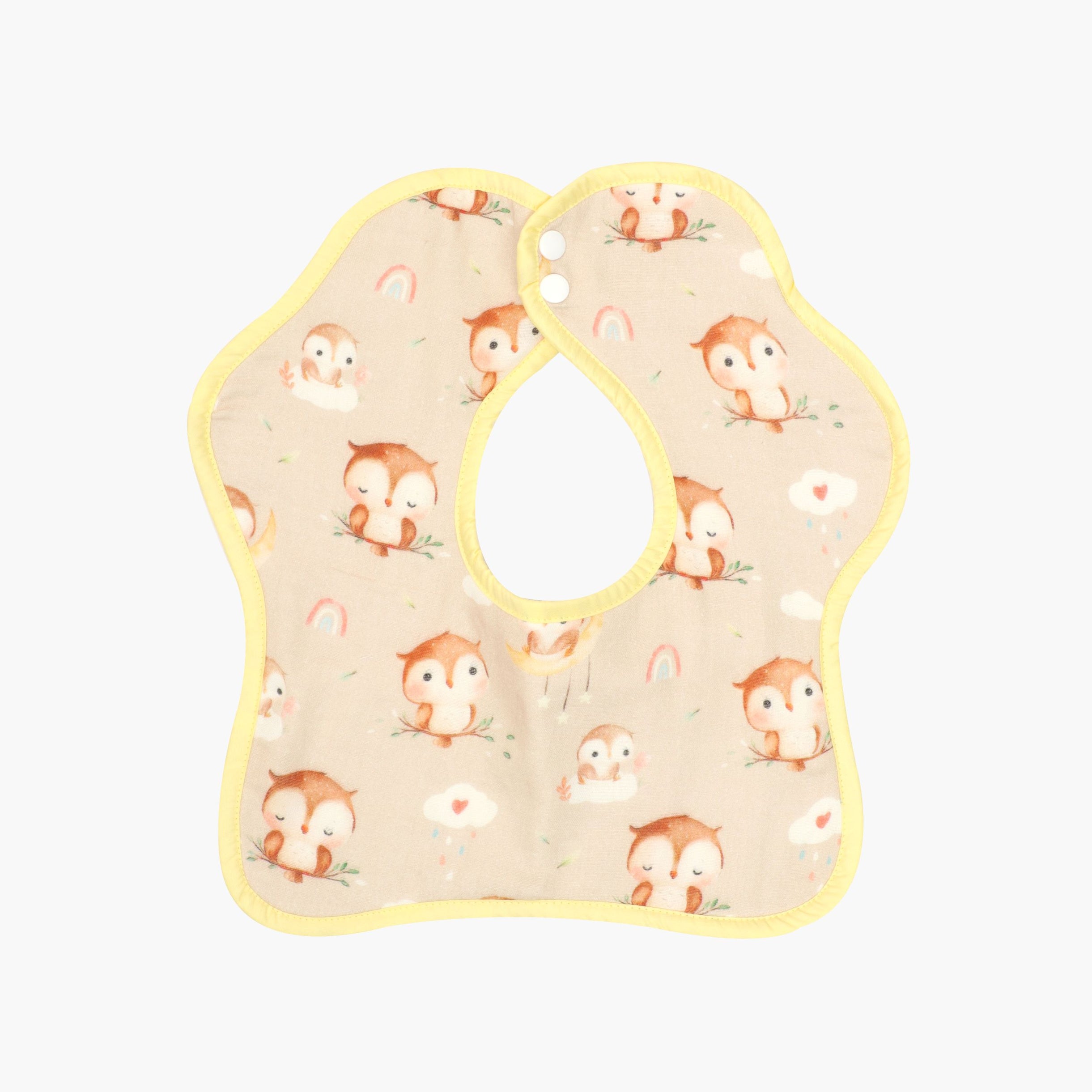 Owl Dreams  - Muslin Bib ( 6 - 12 Months )