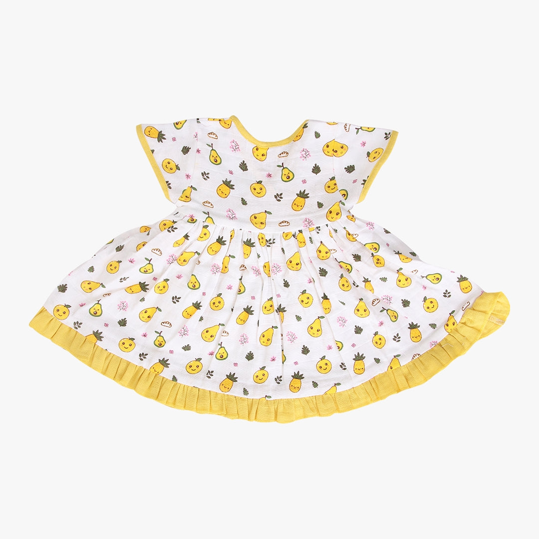 Yellow Mellow - Muslin Knot Frock
