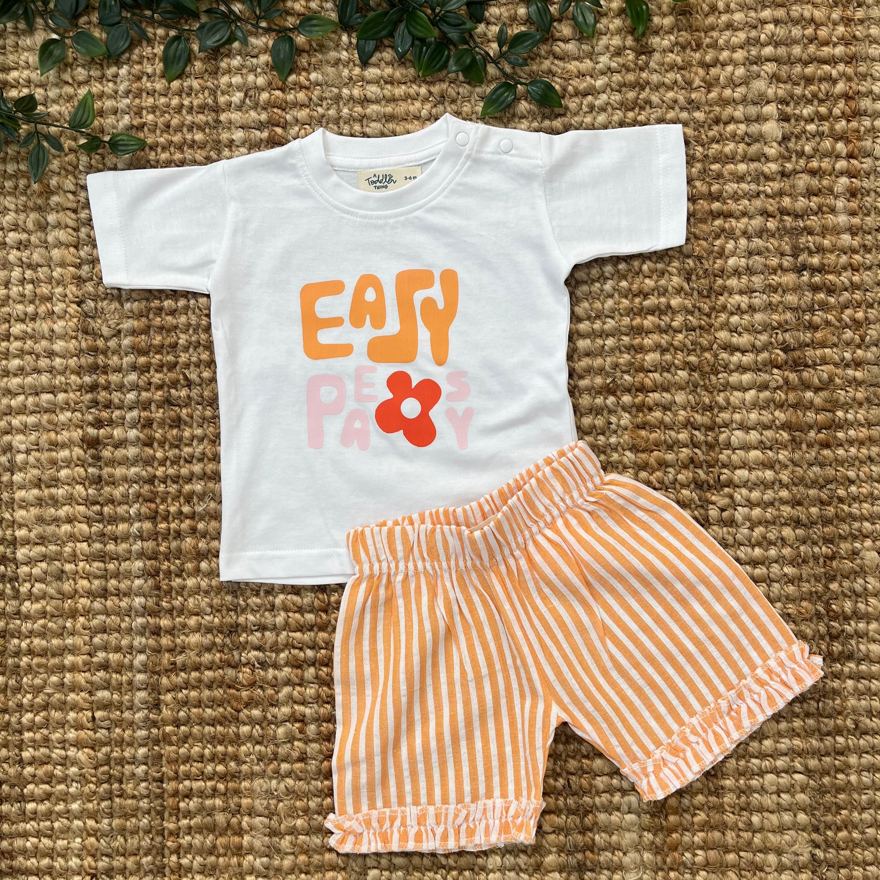 Little Bloom - Seersucker T-Shirt & Shorts for Girls