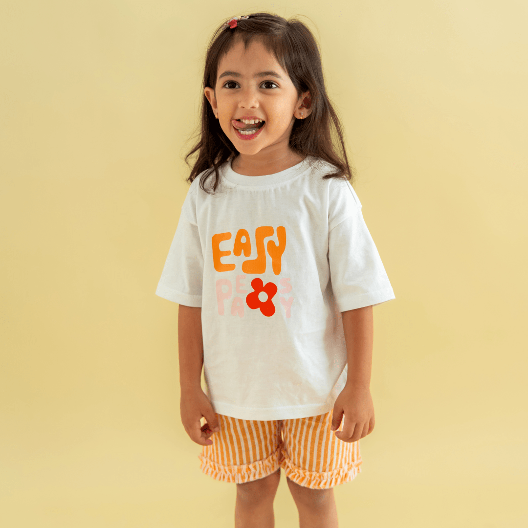 Little Bloom - Seersucker T-Shirt & Shorts for Girls