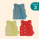 Eggstra Cute - Reversible Muslin Jabla - Pack of 3
