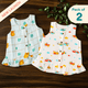 Wild Hopper - Muslin Sleeveless A-Line Frock (Pack of 2)