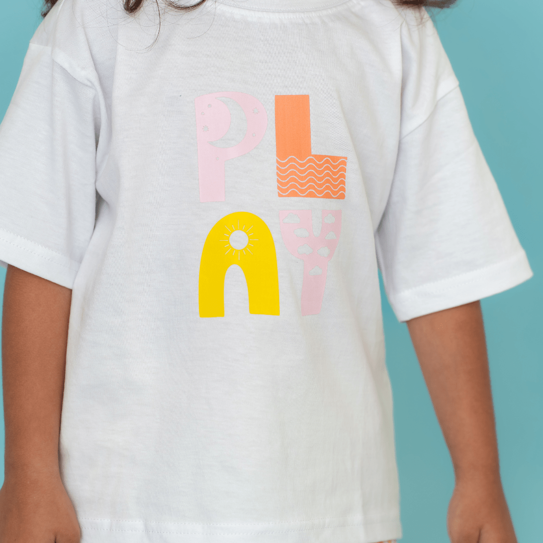 Little Bloom - Seersucker T-Shirt & Shorts for Girls