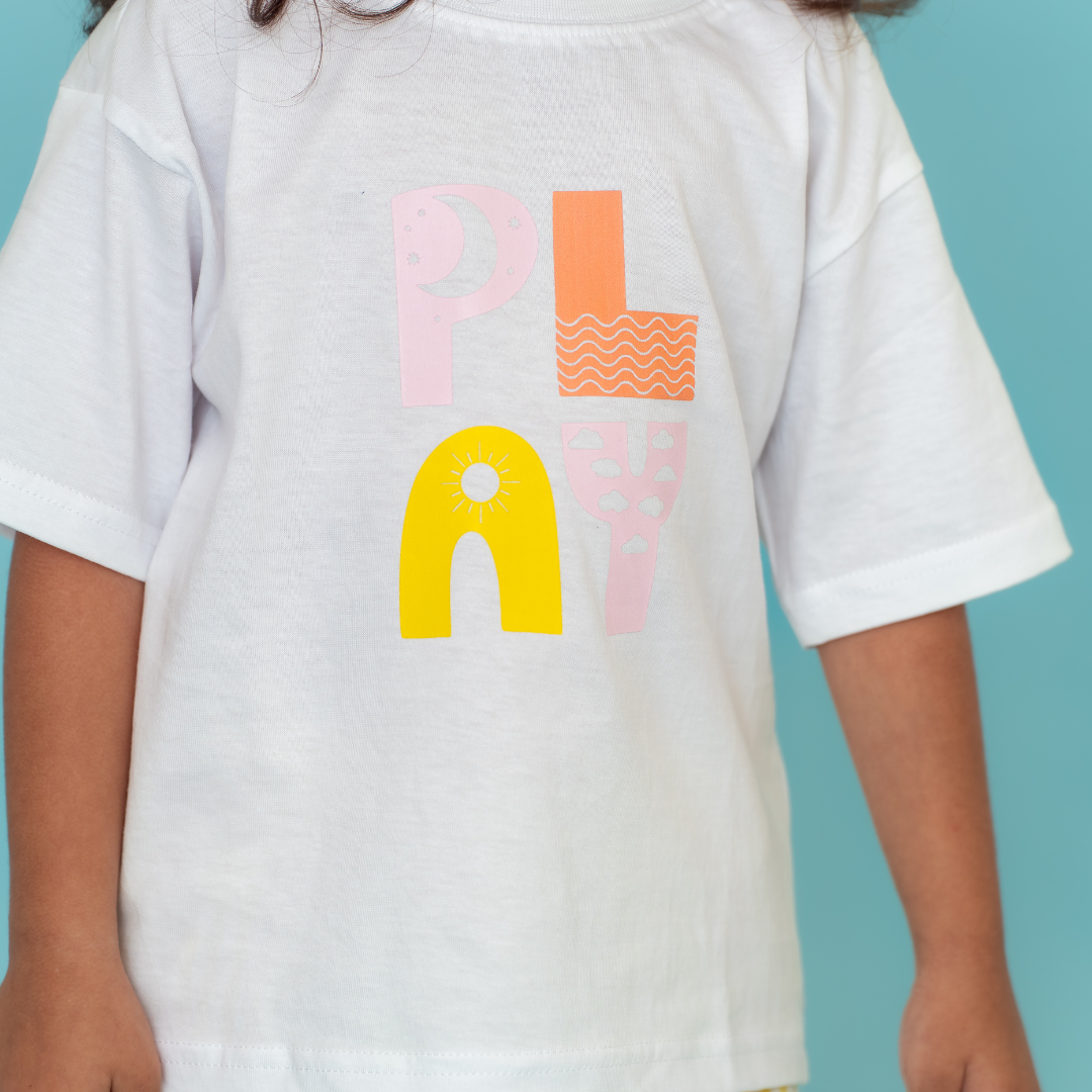 Play Day - Seersucker T-Shirt & Shorts for Girls