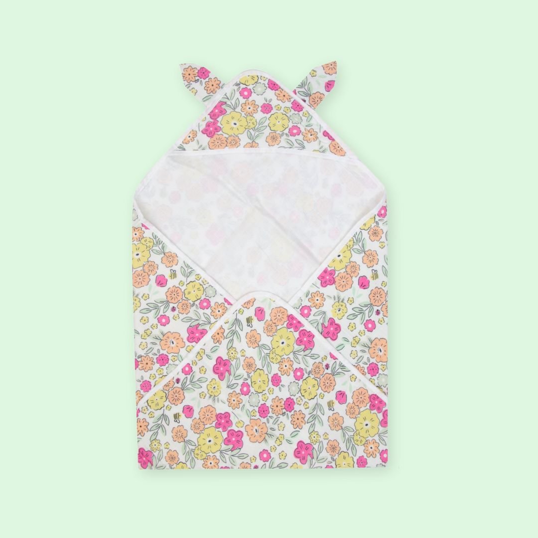 Zoodle Blocks - Muslin Hooded Towels for Babies and Kids