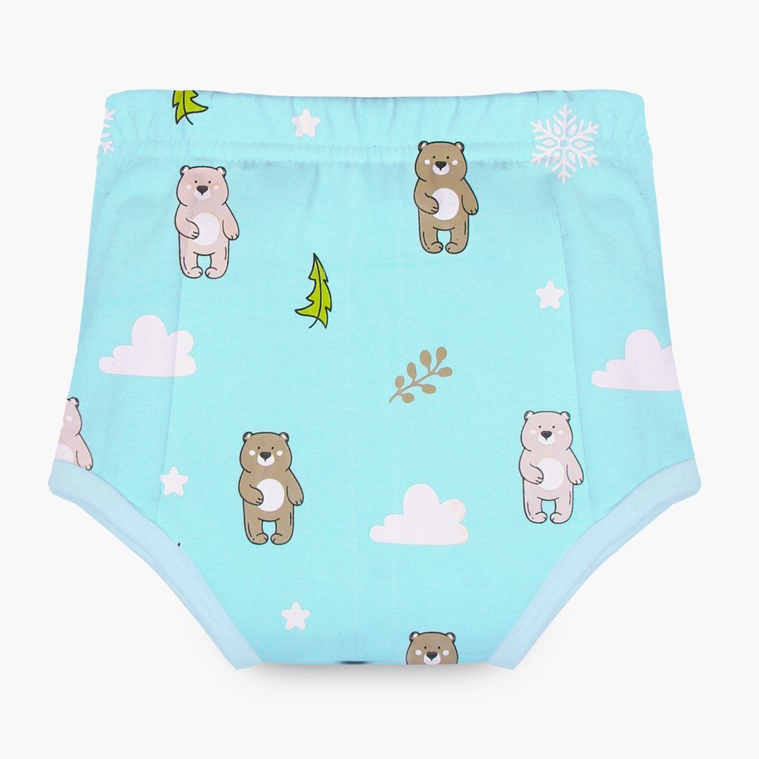 Tiny Undies Unisex Baby Underwear 3 Pack (12 Months, Bear/Learn